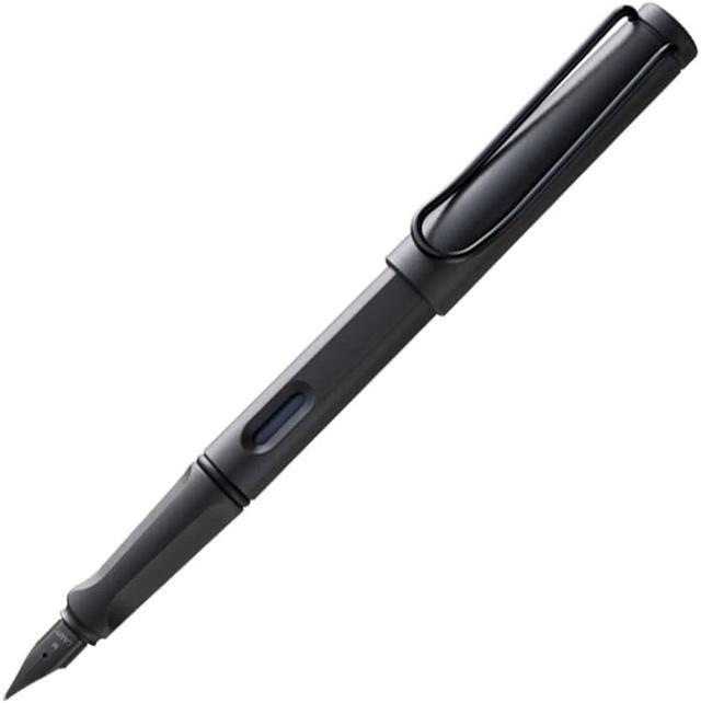 Alt view image 2 of 8 - Lamy Safari Fountain Pen, Charcoal Barrel, Medium Nib (L17M)