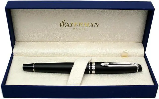 Alt view image 9 of 12 - Waterman Expert Matte Black CT Fountain Pen - Fine Point