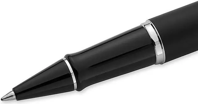 Alt view image 4 of 10 - Waterman Expert Black Lacquer CT Rollerball Pen