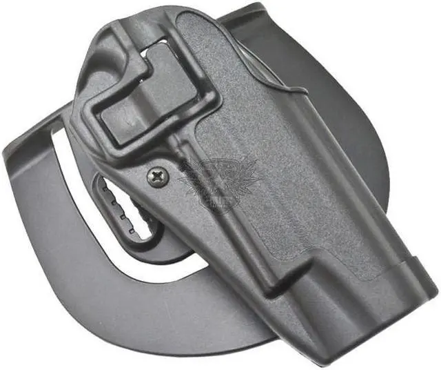 Alt view image 10 of 15 - BlackHawk 410503BK-R CQC Serpa Holster Black R/H Colt Government 1911 & Variants