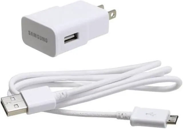 Alt view image 3 of 4 - OEM Authentic Samsung 2 Amp 5V Rapid Charger Adapter+OEM Samsung 5 foot Micro USB Data Sync Charging Cables for Galaxy S2 S3 S4 S5 Active Note 1 2 3 4 Edge Mega 6.3 EP-TA10JWE ECBDU4EWE