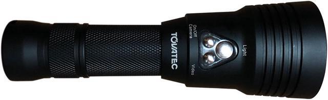 Alt view image 3 of 7 - Tovatec MERA1080 1000 Lumen Divelight with Integrated 1080P HD Underwater Camera Black Compact