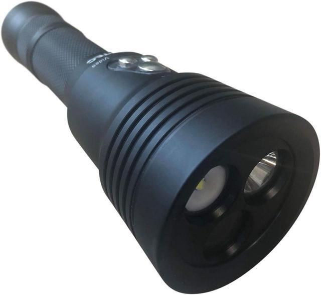 Alt view image 2 of 7 - Tovatec MERA1080 1000 Lumen Divelight with Integrated 1080P HD Underwater Camera Black Compact