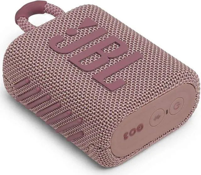 Alt view image 4 of 8 - JBL GO 3 features bold styling and rich JBL Pro Sound. With its new eye-catching edgy design, colorful fabrics and expressive details this a must-have accessory for your next outing. Your tunes will l
