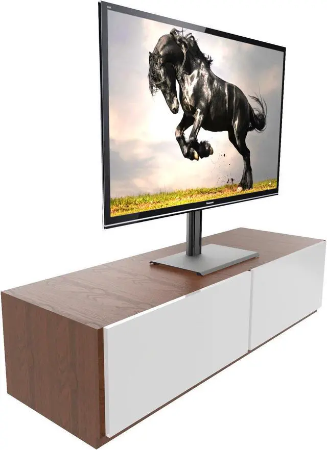 Alt view image 6 of 20 - Kanto TTS100 Tabletop TV Stand for 37-inch to 65-inch TVs - Black