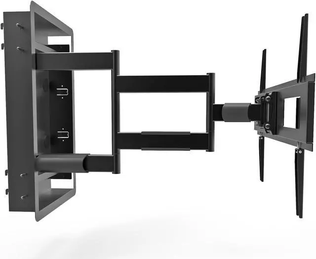 Alt view image 6 of 12 - Kanto R500 Recessed In-Wall Full Motion TV Mount for 46-inch to 80-inch TVs