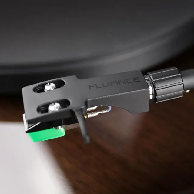 Alt view image 5 of 7 - Fluance RT81 Elite High Fidelity Vinyl Turntable Record Player featuring Audio Technica AT95E, Belt Drive, Built-in Preamp with Record Weight and 3 in 1 Stylus and Record Cleaning Vinyl Accessory Kit