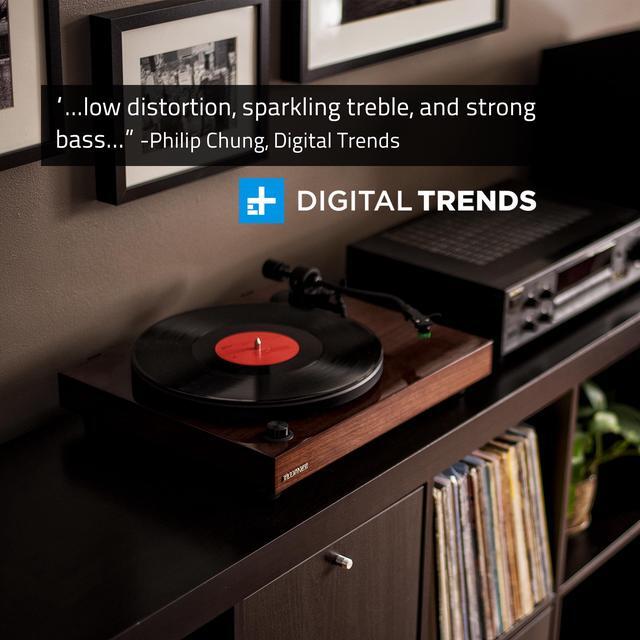 Alt view image 10 of 13 - Fluance RT81 Elite High Fidelity Vinyl Turntable Record Player with Audio Technica AT95E Cartridge, Belt Drive, Built-in Preamp, Adjustable Counterweight, High Mass MDF Wood Plinth - Piano Black