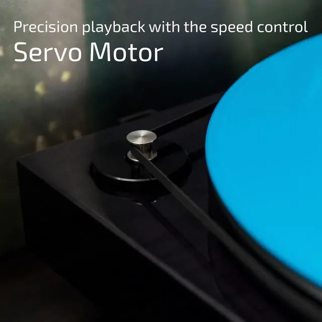 Alt view image 10 of 14 - Fluance RT83 Reference High Fidelity Vinyl Turntable Record Player with Ortofon 2M Red Cartridge, Speed Control Motor, High Mass MDF Wood Plinth, Vibration Isolation Feet - Walnut