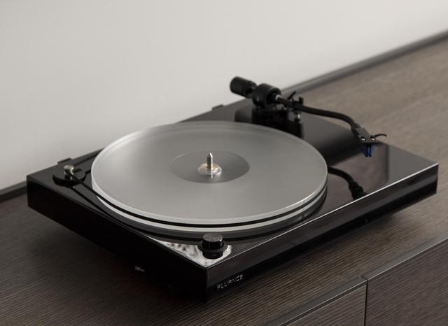 Alt view image 6 of 7 - Fluance Vinyl Turntable and Record Accessory Kit With Record And Stylus Anti-Static Carbon Fiber Brushes, Frosted Acrylic Platter and Record Weight (VB52AP03RW02)
