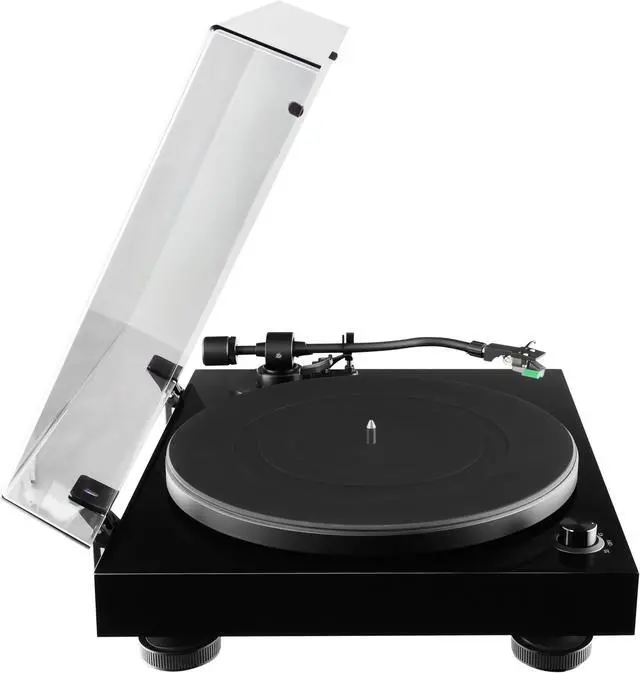 Alt view image 4 of 7 - Fluance RT81 Elite High Fidelity Vinyl Turntable (Piano Black), Ai61 Powered 6.5" Stereo Bookshelf Speakers (Black Ash), Diamond Stylus, Belt Drive, Built-in Preamp, 90W Class D Amplifier, Bluetooth