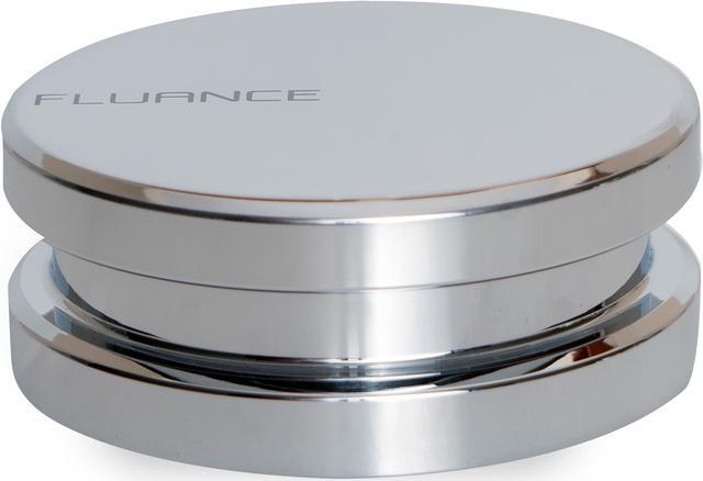 Alt view image 4 of 7 - Fluance Vinyl Turntable and Record Accessory Kit With Record And Stylus Anti-Static Carbon Fiber Brushes, Frosted Acrylic Platter and Record Weight (VB52AP03RW02)