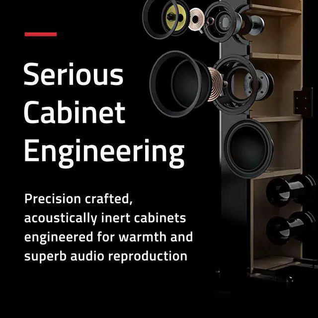 Alt view image 11 of 13 - Fluance Signature HiFi Surround Sound Home Theater 5.0 Channel Speaker System including 3-Way Floorstanding Towers, Center Channel and Rear Surround Speakers - Natural Walnut (HFHTBW)