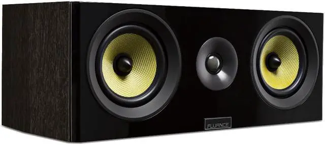 Alt view image 8 of 10 - Fluance Signature HiFi 2-Way Center Channel Speaker for Enhanced Dialogue and Vocals in Home Theater Surround Sound Systems - Natural Walnut (HFCW)