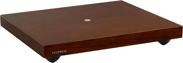 Alt view image 3 of 7 - Fluance RT82 Reference High Fidelity Vinyl Turntable Record Player with Ortofon OM10 Cartridge And Anti-Vibration Wood Isolation Base - Natural Walnut