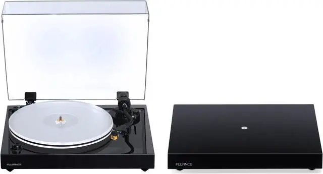 Main image of Fluance RT85N Reference High Fidelity Vinyl Turntable Record Player with Nagaoka MP-110 Cartridge And Anti-Vibration Wood Isolation Base - Piano Black