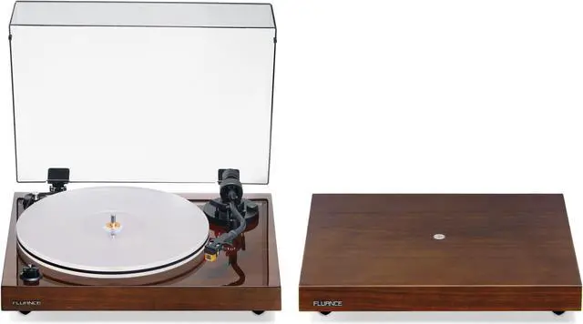 Main image of Fluance RT85N Reference High Fidelity Vinyl Turntable Record Player with Nagaoka MP-110 Cartridge And Anti-Vibration Wood Isolation Base - Natural Walnut