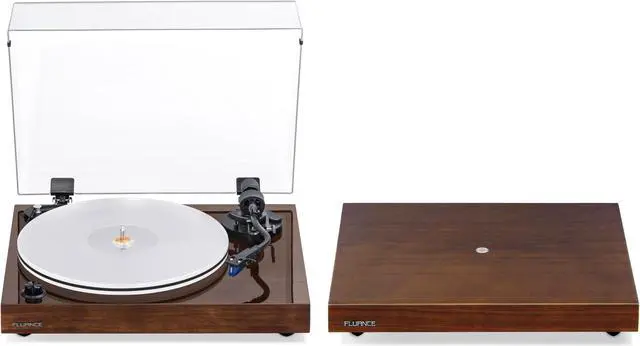 Main image of Fluance RT85 Reference High Fidelity Vinyl Turntable Record Player with Ortofon 2M Blue Elliptical Cartridge And Anti-Vibration Wood Isolation Base - Natural Walnut