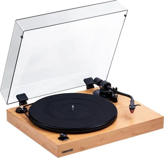 Main image of Fluance RT83 Reference High Fidelity Vinyl Turntable Record Player with Ortofon 2M Red Cartridge, Speed Control Motor, High Mass MDF Wood Plinth, Vibration Isolation Feet - Bamboo