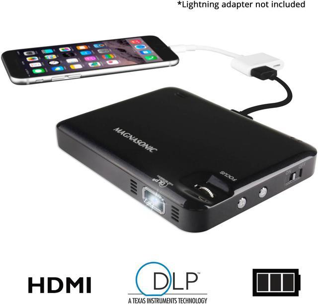 magnasonic led pocket pico video projector