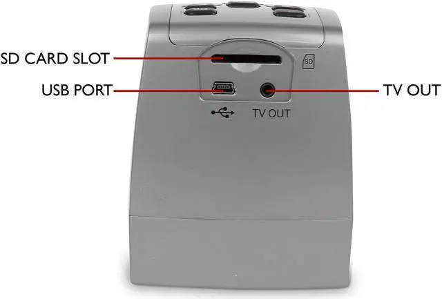 Alt view image 5 of 10 - Magnasonic All-In-One High Resolution 24MP Film Scanner, Vibrant 2.4" LCD Screen, Converts 126KPK/135/110/super 8 Film, Slides & Negatives into Digital Photos, with Bonus 32GB SD Card (FS50)