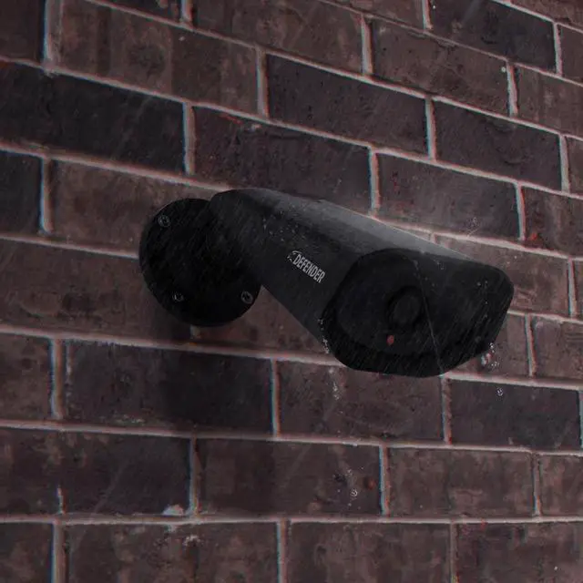 Alt view image 3 of 9 - Defender PRO Widescreen Outdoor Security Cameras with Automatic 150ft Night Vision and Aluminum Vandal Resistant Housing - 4 Pack (21146)