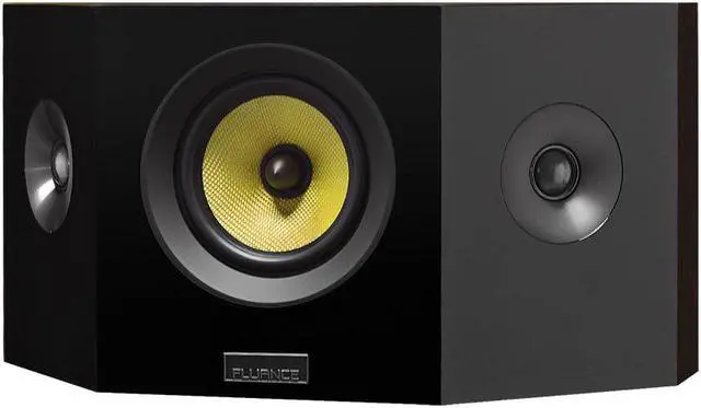 Alt view image 3 of 6 - Fluance Signature HiFi  2-Way Bipolar Surround Speakers for Wide Dispersion Surround Sound in Home Theater Systems - Natural Walnut/Pair (HFBPW)