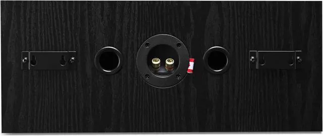 Alt view image 4 of 8 - Fluance Signature HiFi 2-Way Center Channel Speaker for Enhanced Dialogue and Vocals in Home Theater Surround Sound Systems - Black Ash (HFC)