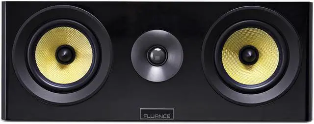 Alt view image 2 of 8 - Fluance Signature HiFi 2-Way Center Channel Speaker for Enhanced Dialogue and Vocals in Home Theater Surround Sound Systems - Black Ash (HFC)