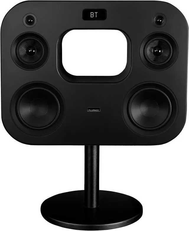 Alt view image 5 of 13 - Fluance Fi70 Three-Way Wireless High Fidelity Music System with Powerful Amplifier & Dual 8" Subwoofers (Black Ash)
