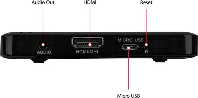 Alt view image 6 of 15 - Magnasonic LED Pocket Pico Video Projector, HDMI, Rechargeable Battery, Built-in Speaker, DLP, 60" Hi-Resolution Display for Streaming Movies, Presentations, Smartphones, Tablets, Laptops (PP60)