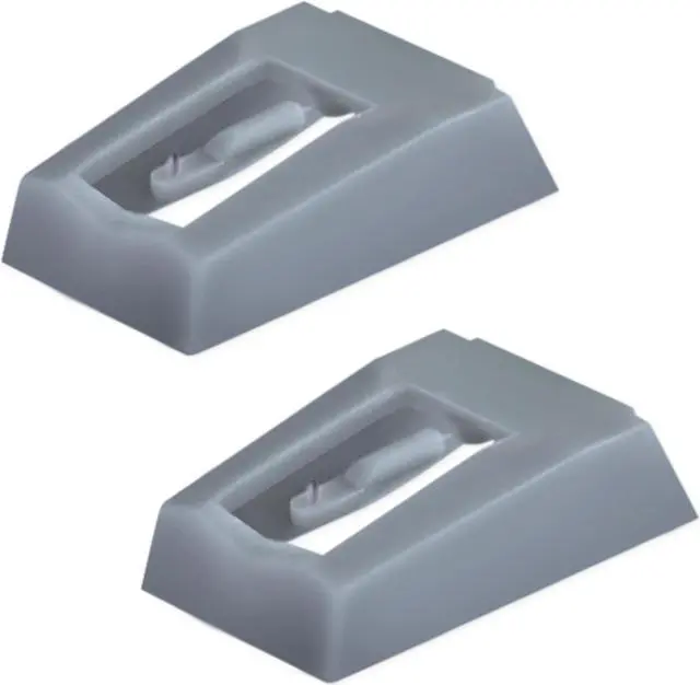 Alt view image 2 of 3 - Electrohome Premium Replacement Needle - Conical-Shaped Sapphire Tipped Stylus for Turntables/Record Players - Compatible with RR75, EANOS300/501/502/700 (2 Pack)