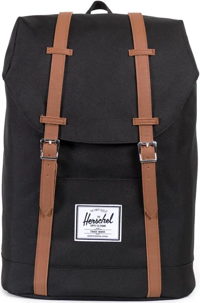Alt view image 9 of 13 - Herschel Supply Retreat Backpack (Black)