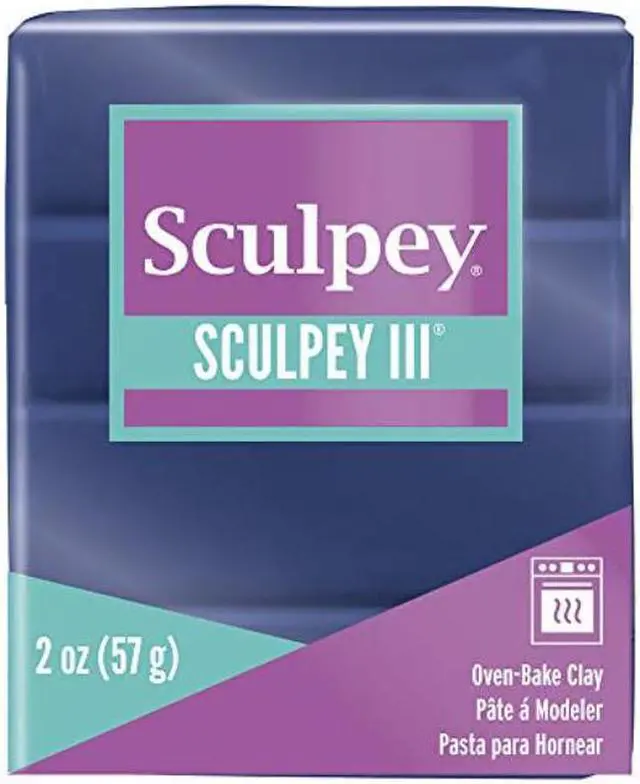 Main image of Sculpey III Polymer Clay Navy Pearl