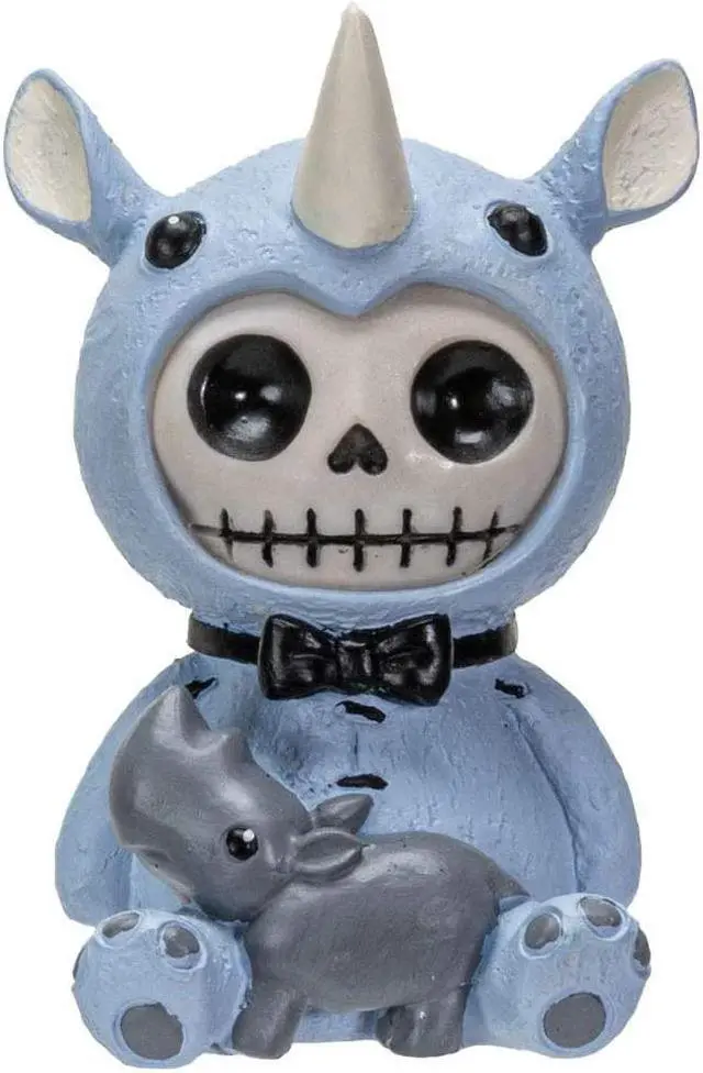 Main image of Furrybones Buster Figurine in Rhinoceros Costume