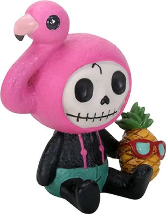 Main image of Furrybones Skeleton in Flamingo Costume