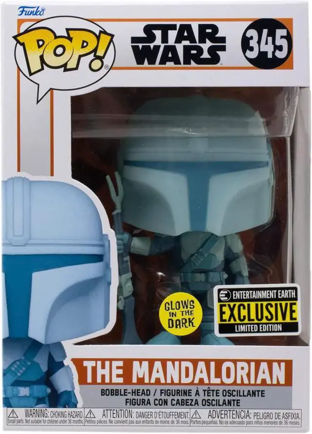 Main image of Funko The Mandalorian - Glow in The Dark Exclusive 345