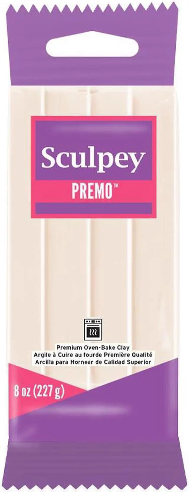 Main image of Premo Sculpey Polymer Clay White 8oz