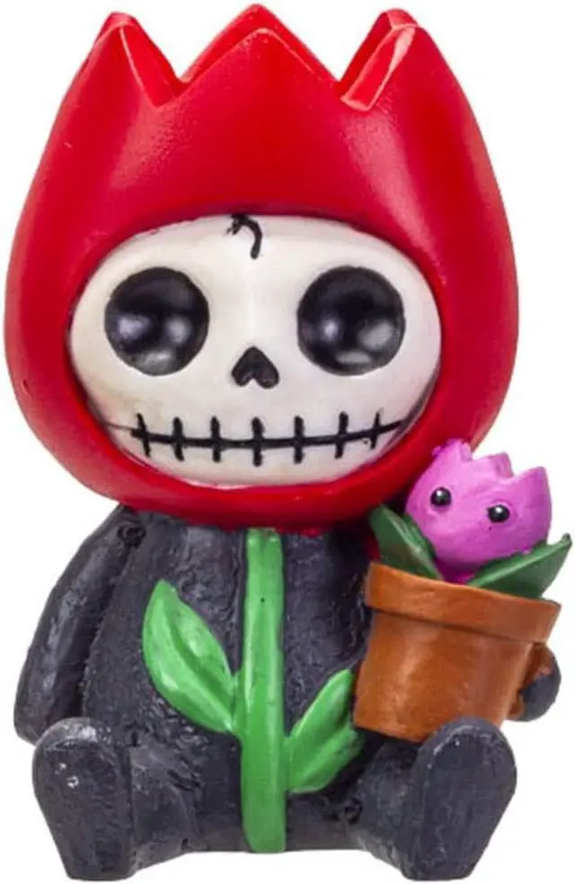Main image of Tully Skeleton in Flower Costume Figurine