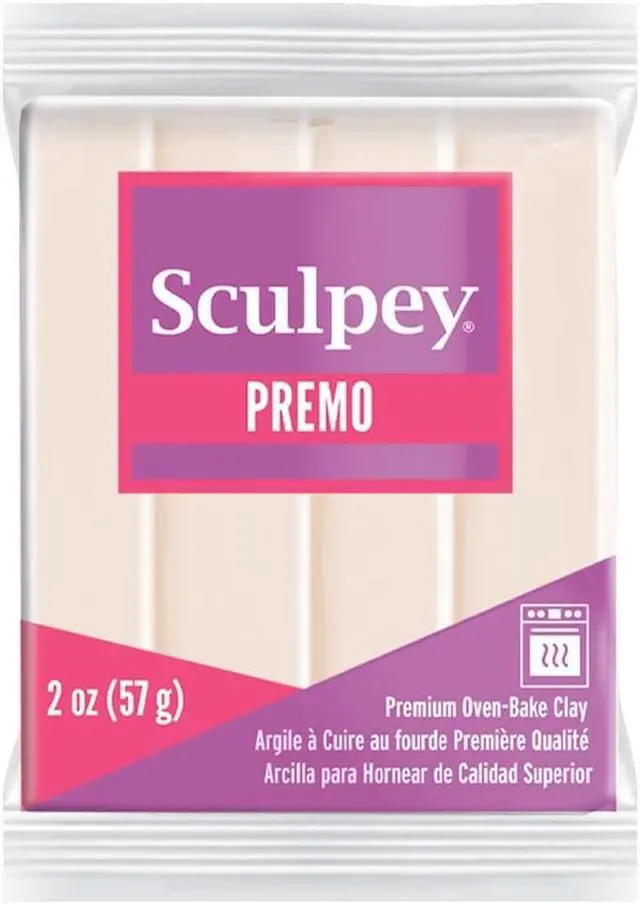 Main image of Sculpey Premo Clay 2oz White Translucent