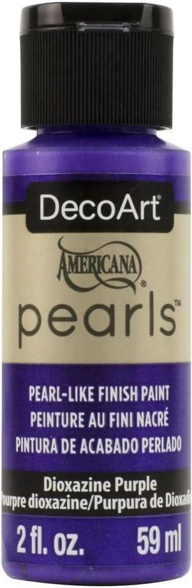Main image of Deco Art Pearls Paint 2oz Dioxazine Purple
