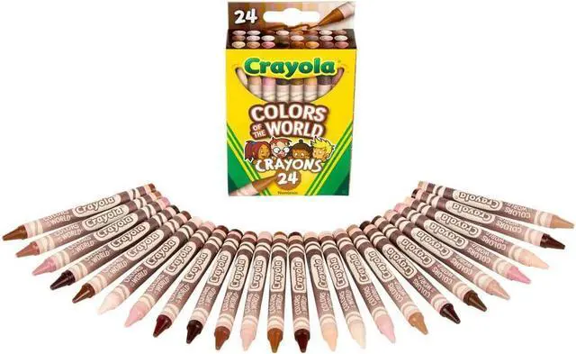 Main image of Crayola Crayons Colors of The World 24-pack