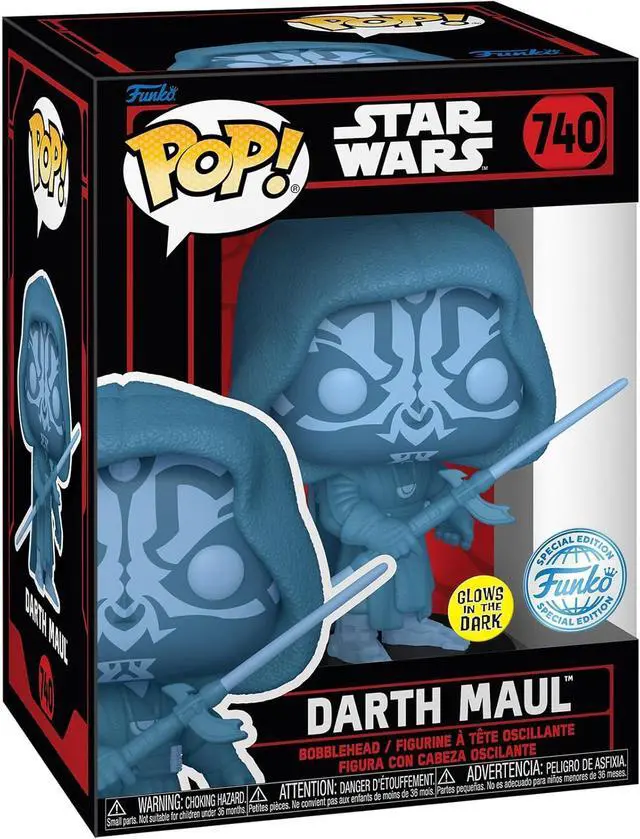 Main image of Funko Star Wars - Darth Maul GITD Exclusive 740