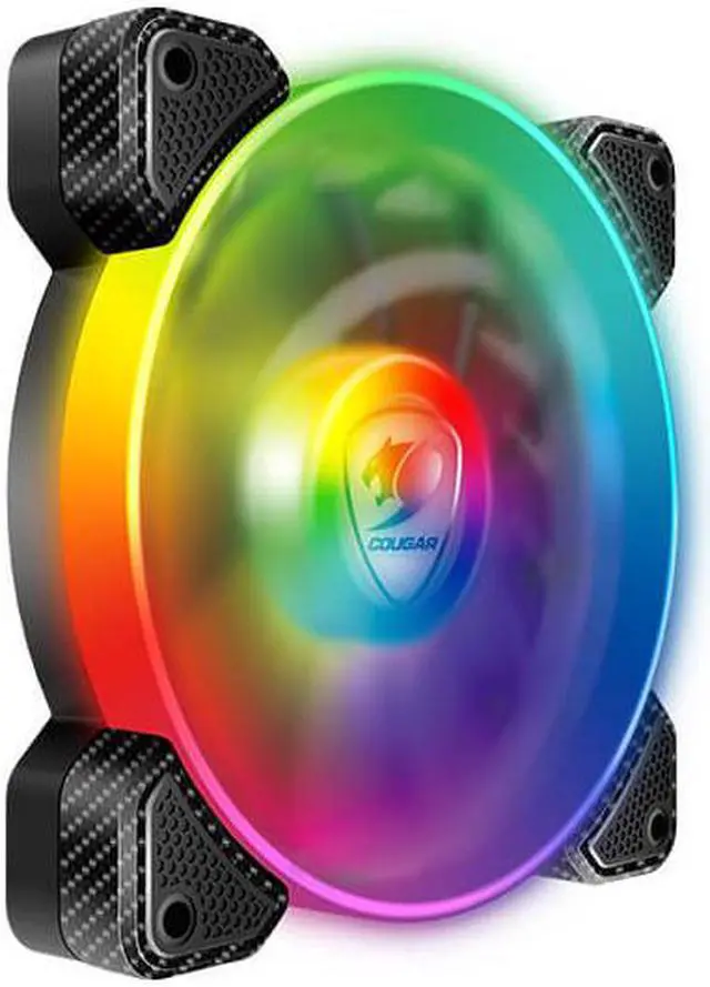 Alt view image 2 of 6 - Cougar Hydraulic Vortex RGB SPB 120 mm PMW HDB Cooling Kit with addressable RGB Lighting, Core Box v2, Remote Controller and Three Vortex RGB SPB 120 Cooling Fans (3 Pack)