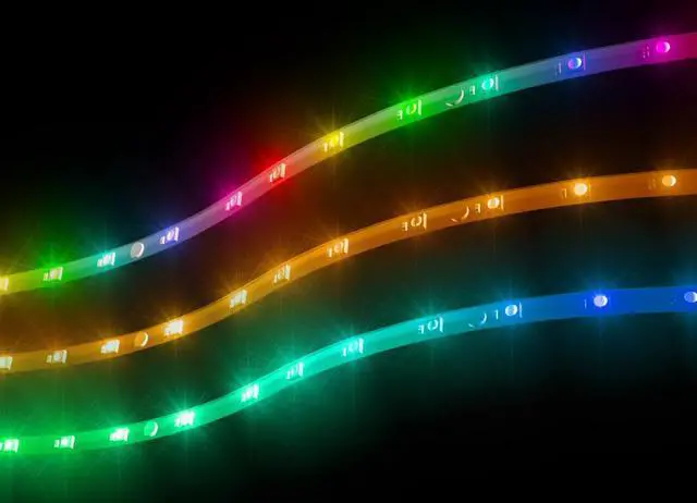 Alt view image 5 of 5 - Cougar Superior RGB Led Strip Set for Computer Case: 1 Set 2 pcs, Each Strip has 15 LEDs, 17.71 inch, 5V RGB Motherboard Connections, Support 100 Amazing Visual Effects