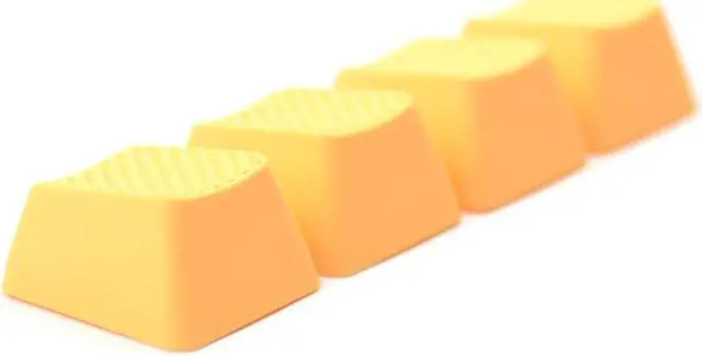 Main image of Rubber Gaming Keycaps Blank- Neon Orange
