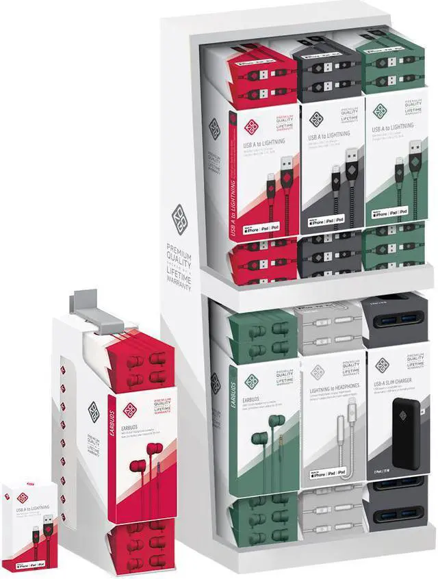 Main image of Lightning Cable 2m Refill Pack 5pc - BL