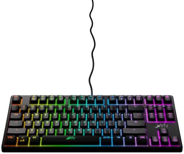 Alt view image 4 of 4 - XTRFY K4 TKL Gaming Keyboard - Black