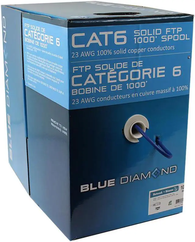 Alt view image 3 of 3 - CAT6 UTP Patch Cable - 1000ft spool Grey