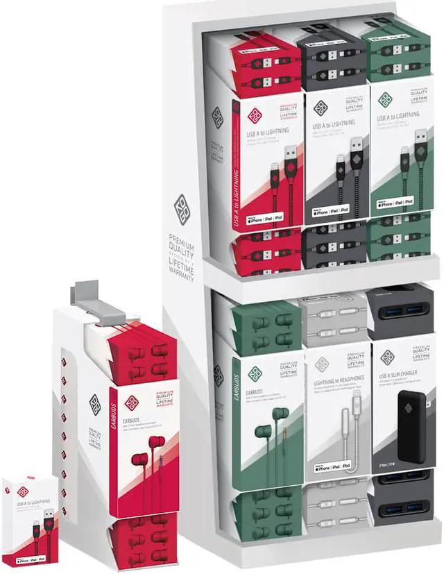 Alt view image 2 of 2 - Usb A-C Cable Refill Pack 10Pc - Rd